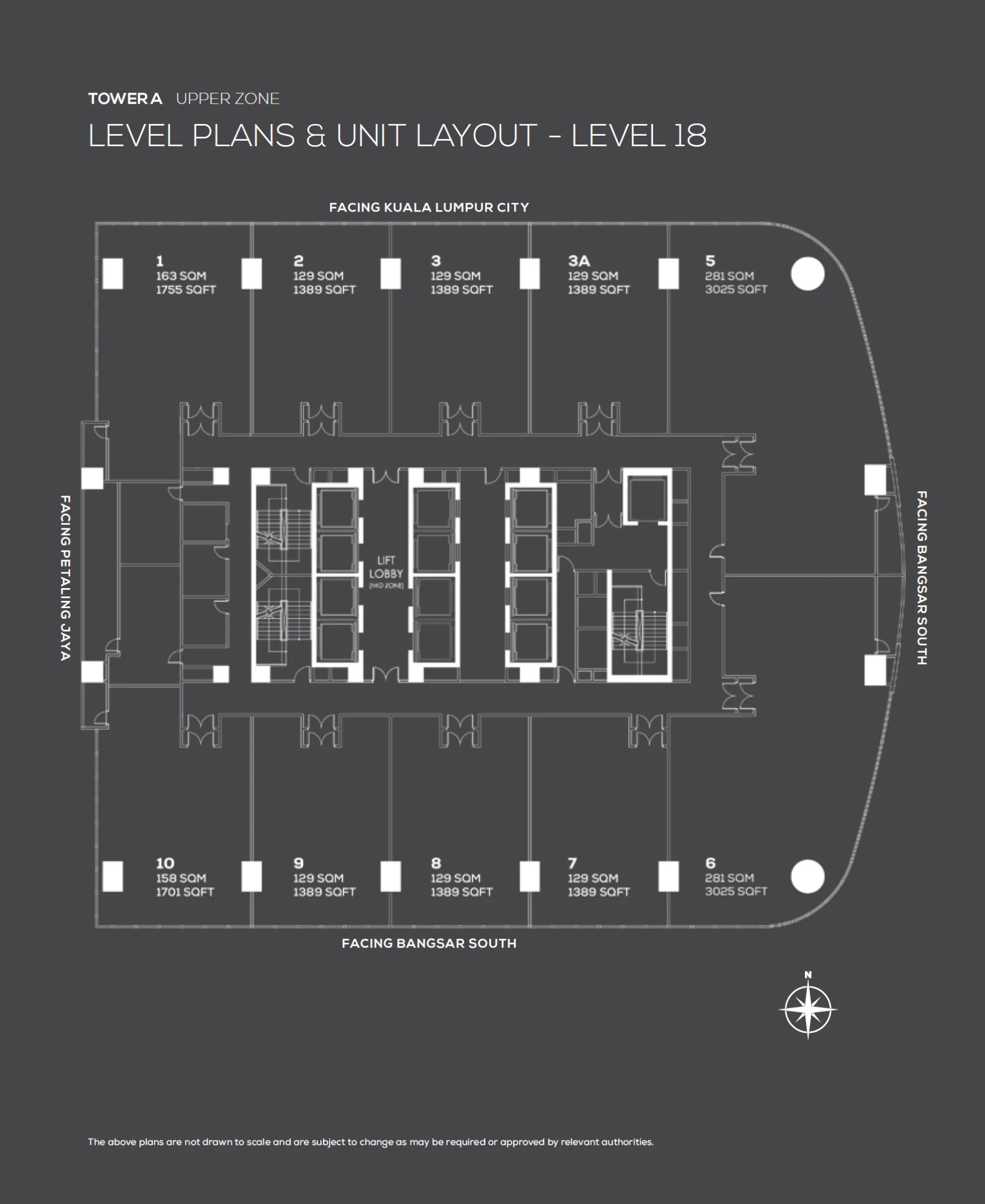 KL office floor plan Type F - Duo Tower Bangsar South workspace
