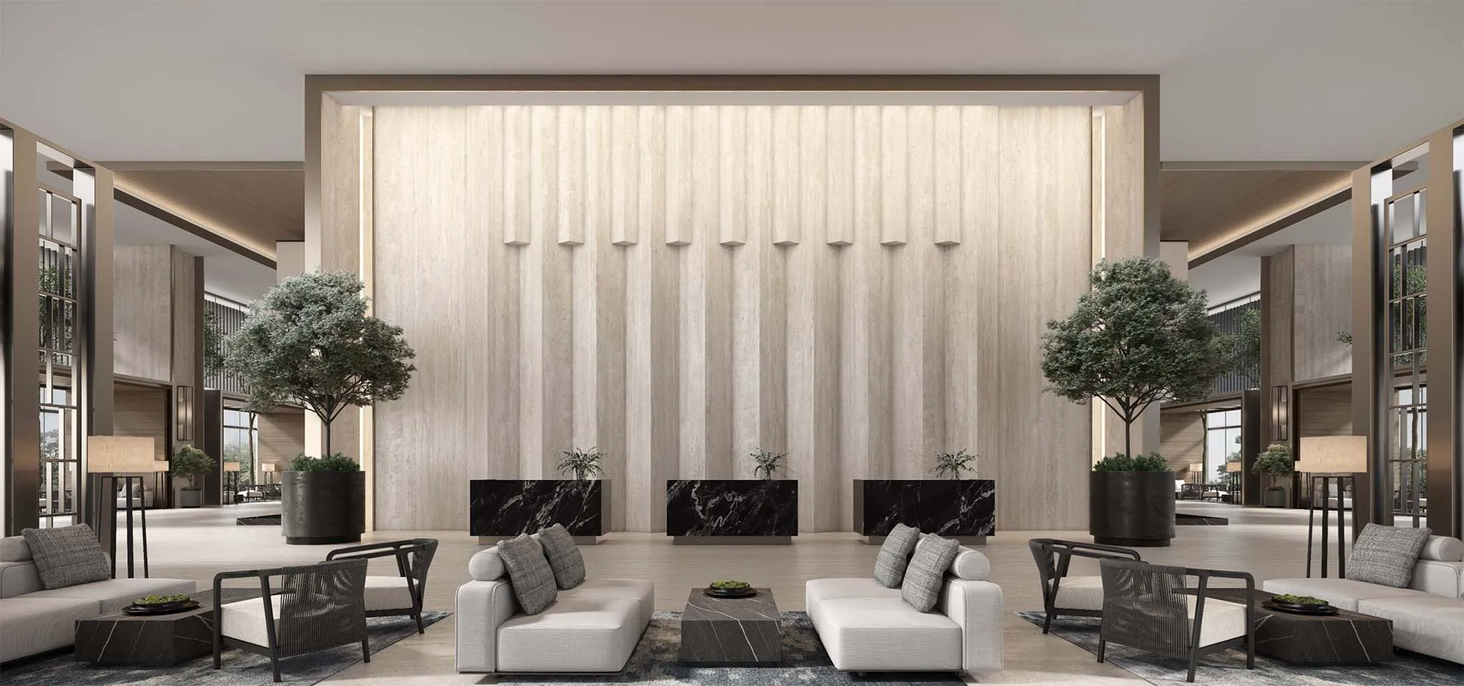 Duo Tower Details - Grade A Office Specifications